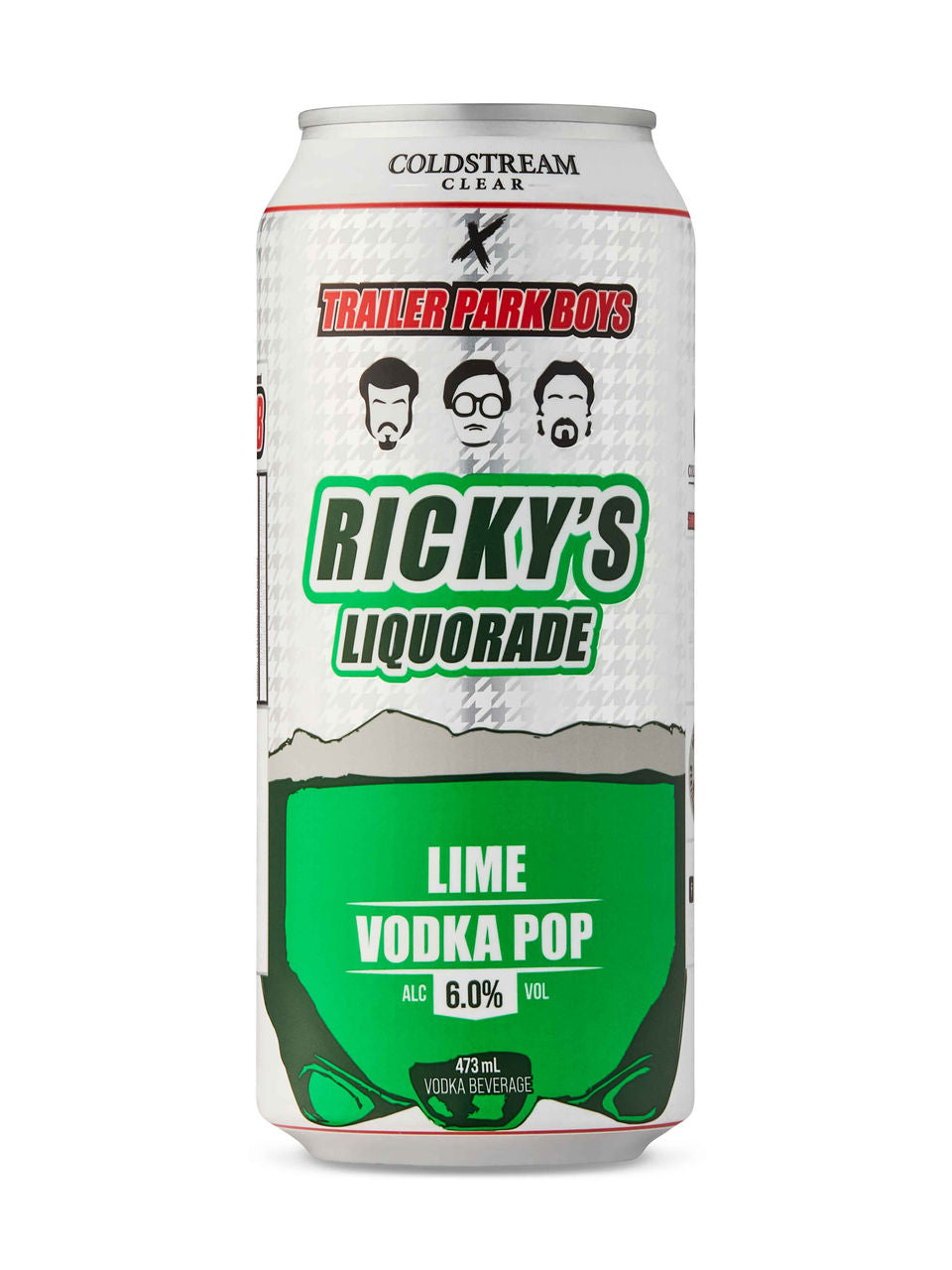 Trailer Park Boys - Ricky's Lime Vodka Pop 473 ml can