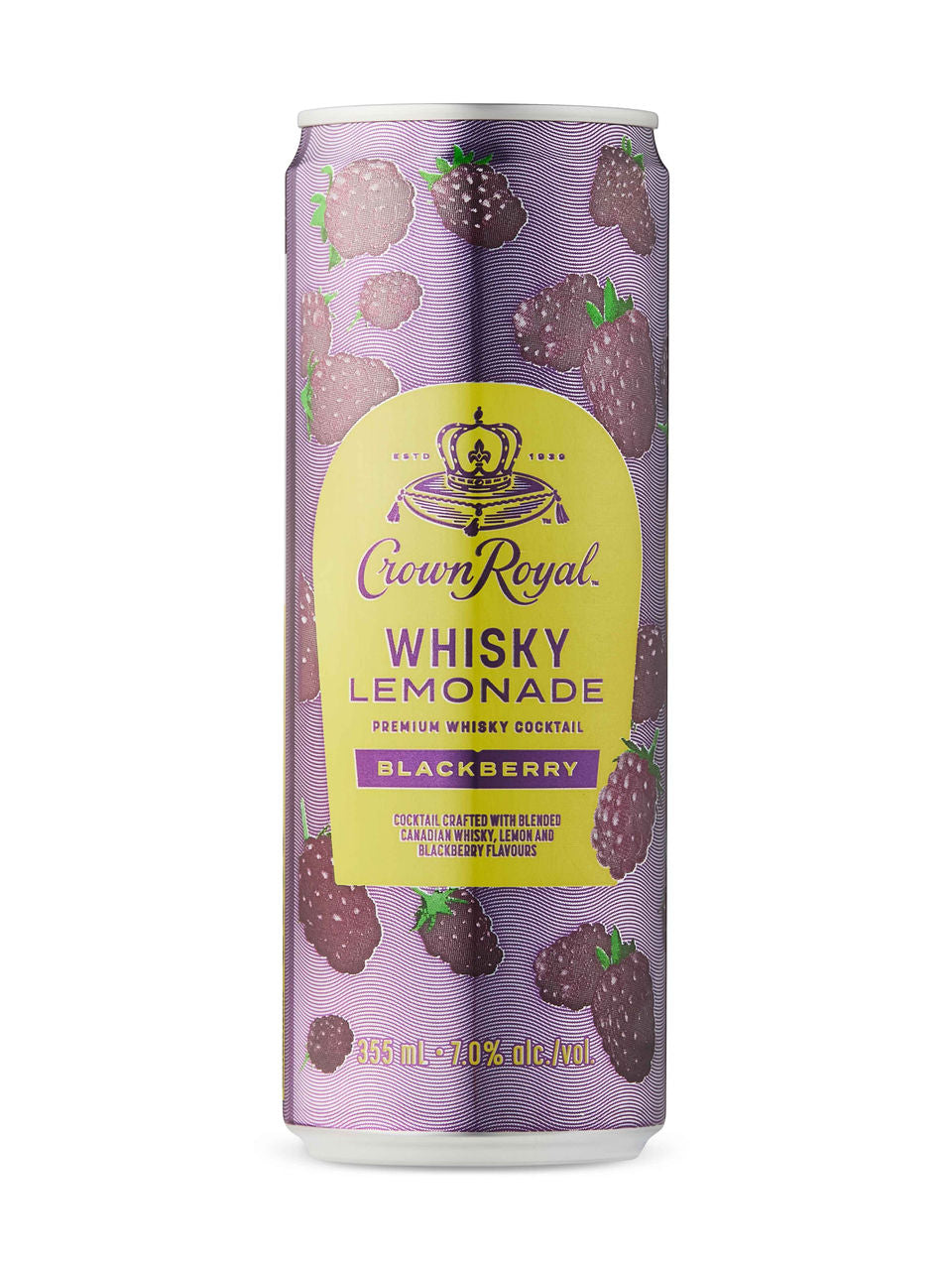 Crown Royal Blackberry Whisky Lemonade 355 ml can