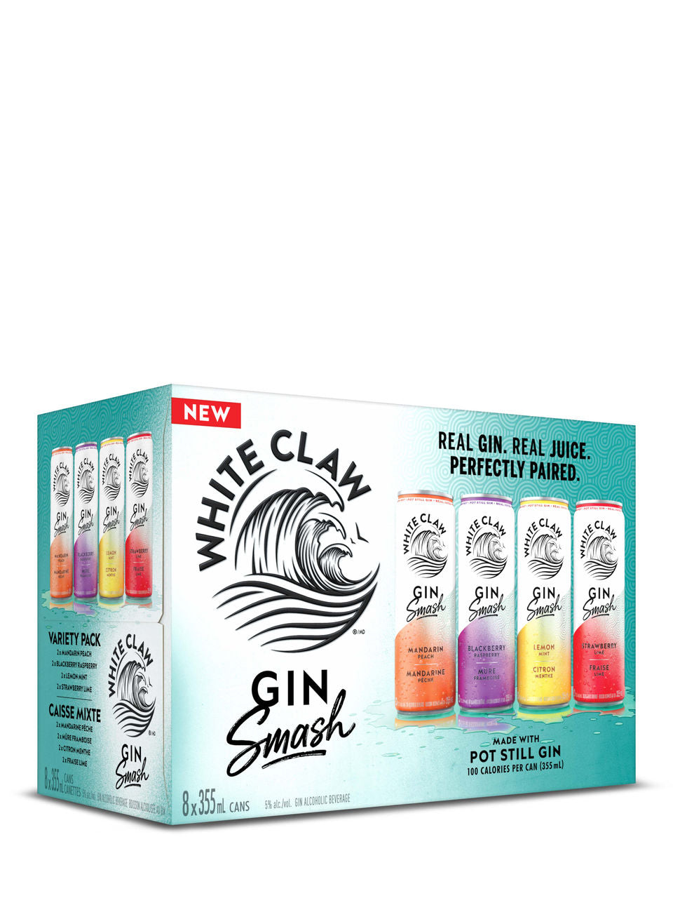 White Claw Gin Smash 8pk 8 x 355 ml can