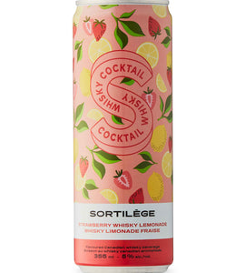 Sortilège Whiskey Strawberry Lemonade 355 ml can
