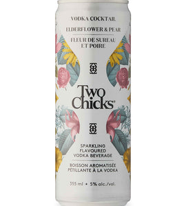Two Chicks Vodka Elderflower Pear 355 ml can