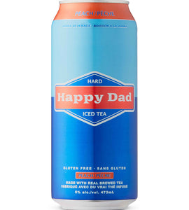 Happy Dad Hard Iced Tea Peach 473 ml can