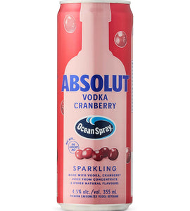 Absolut Ocean Spray Cranberry 355 ml can