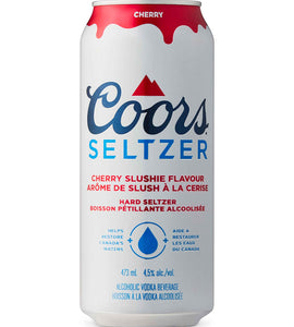 Coors Seltzer Cherry Slushie 473 ml can