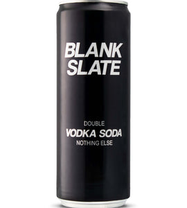 Blank Slate Double Vodka Soda 355 ml can