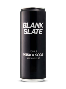 Blank Slate Double Vodka Soda 355 ml can