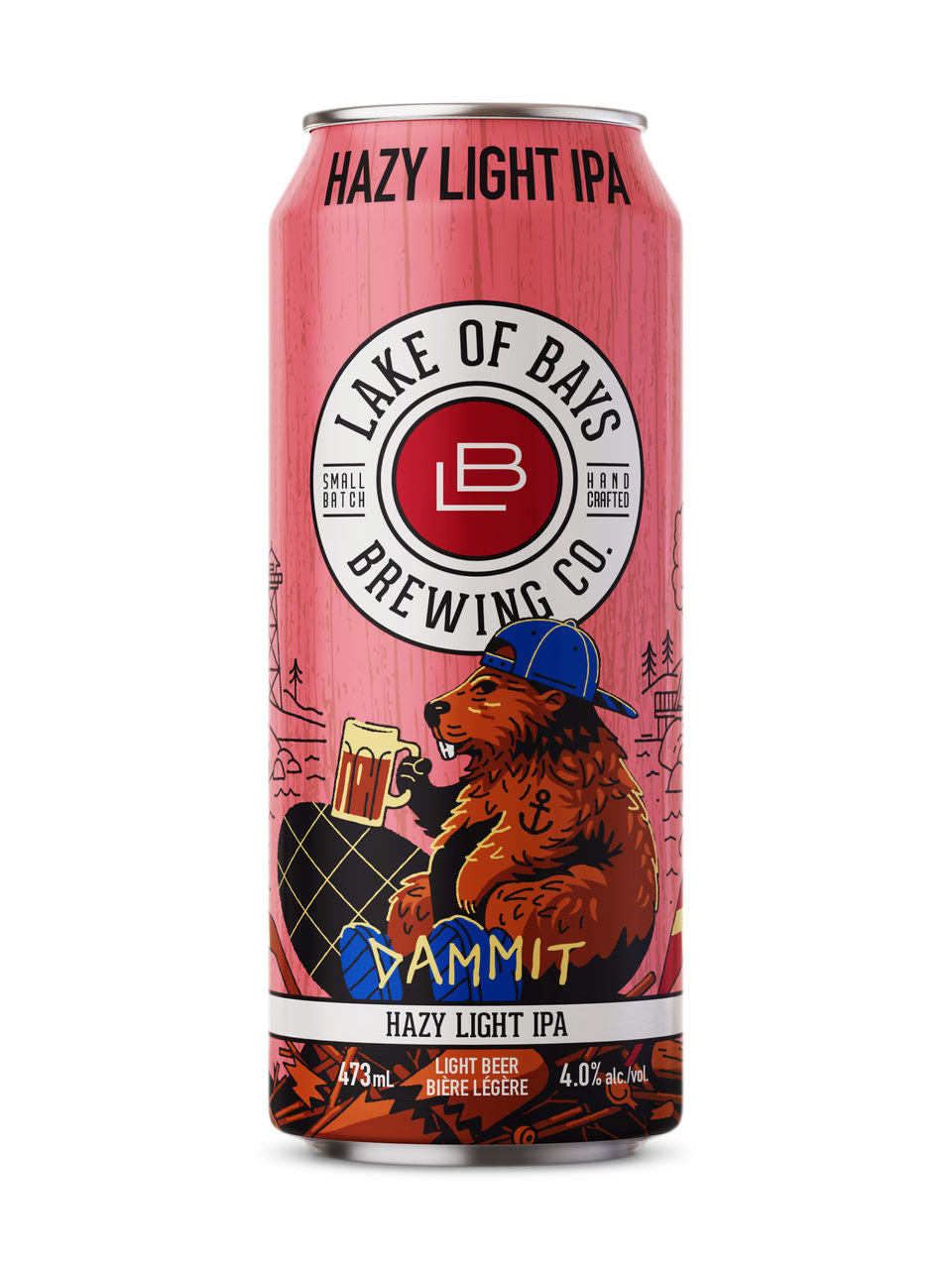 Lake Of Bays Dammit Hazy Light IPA 473 ml can