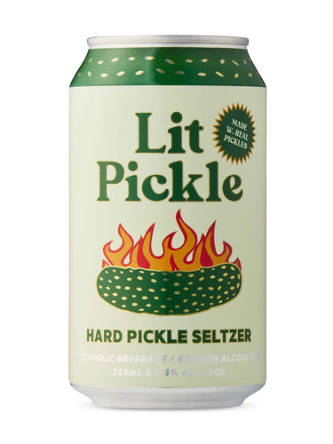 Burdock Brewery Lit Pickle Hard Seltzer 355 ml can