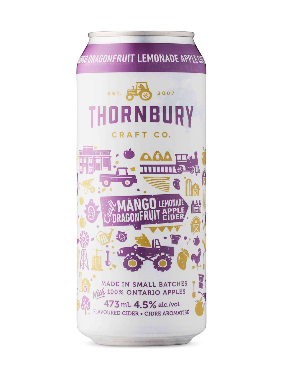 Thornbury Mango Dragon Fruit Cider 473 ml can