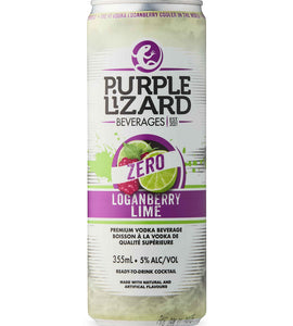Purple Lizard Loganberry Lime 355 ml can
