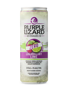 Purple Lizard Loganberry Lime 355 ml can