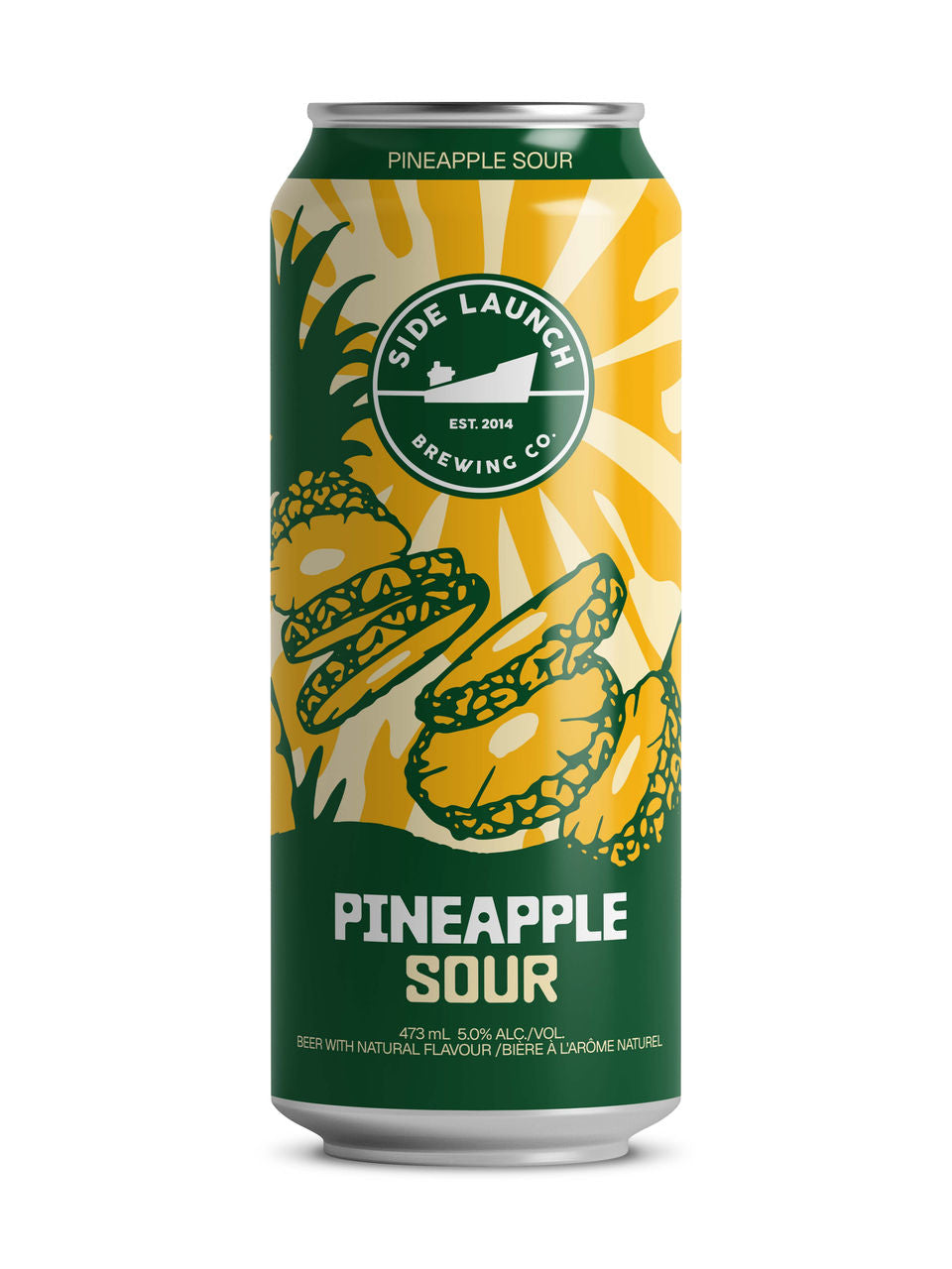 Side Launch Pineapple Sour 473 ml can