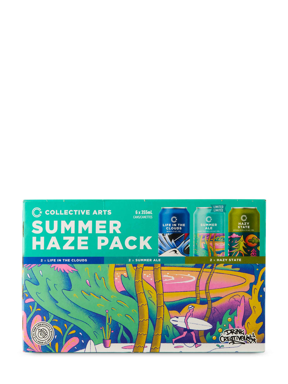 Collective Arts Summer Haze Mixed 6 Pack 6 x 355 ml can