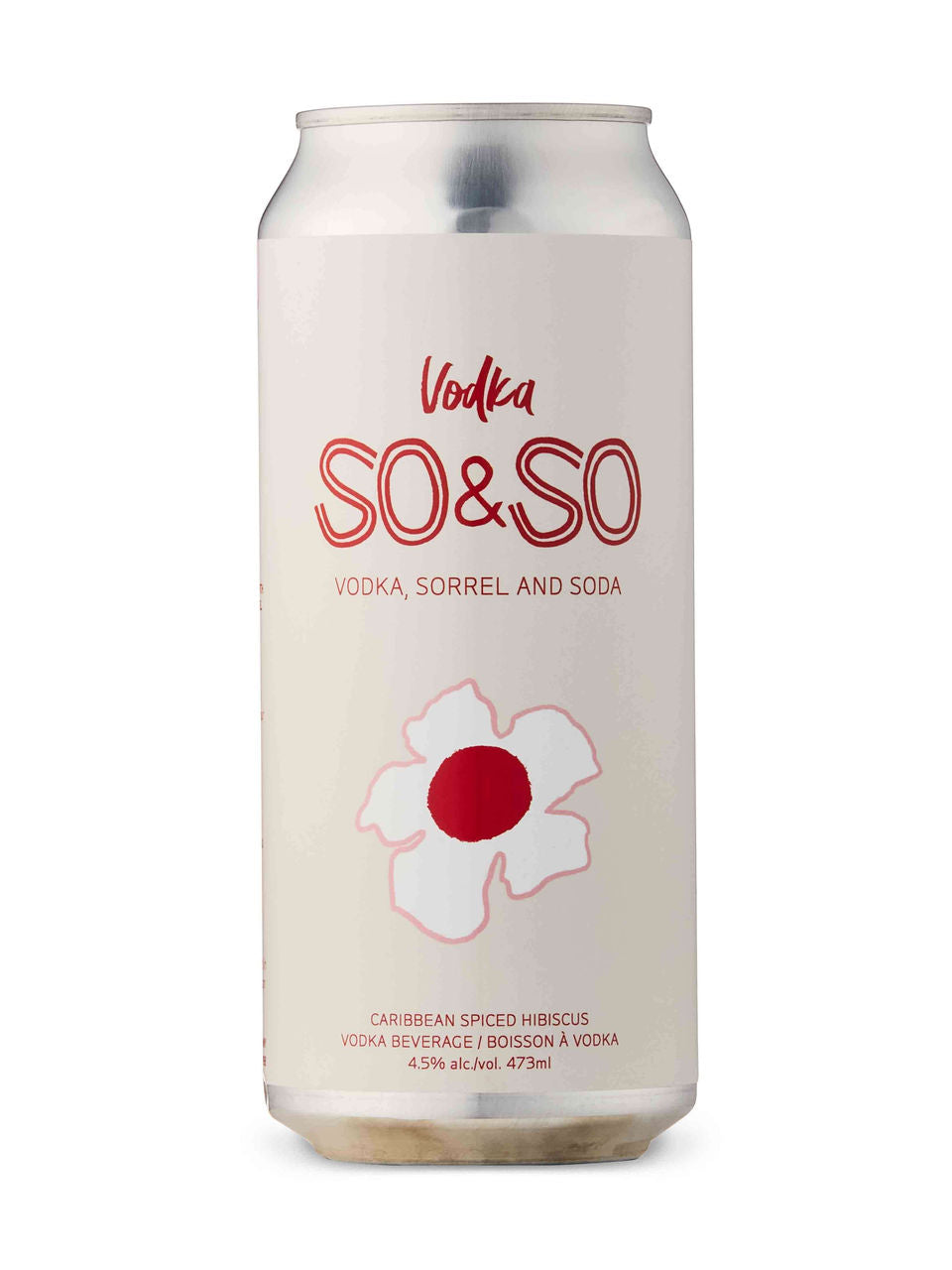 Vodka So&So (Vodka Sorrel and Soda) 473 ml can