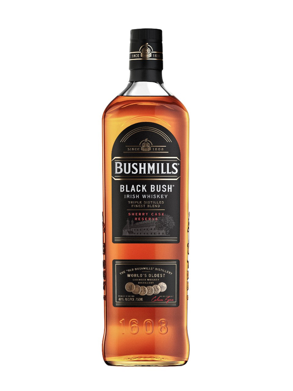 Bushmills Black Bush Irish Whiskey 750 mL bottle