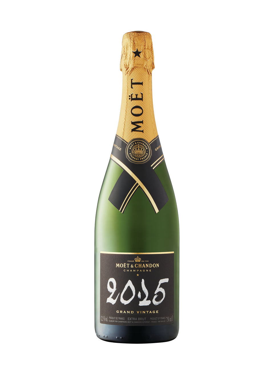 Moët & Chandon Grand Vintage Extra Brut Champagne 2015 750 ml bottle VINTAGES