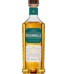 Bushmills Malt 10 Year Old Irish Whiskey 750 ml bottle