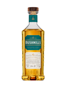 Bushmills Malt 10 Year Old Irish Whiskey 750 mL bottle