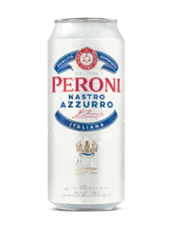 Peroni Nastro Azzurro - 500 mL can