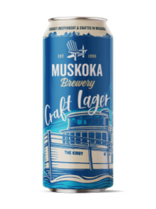 Muskoka Craft Lager 473 mL can