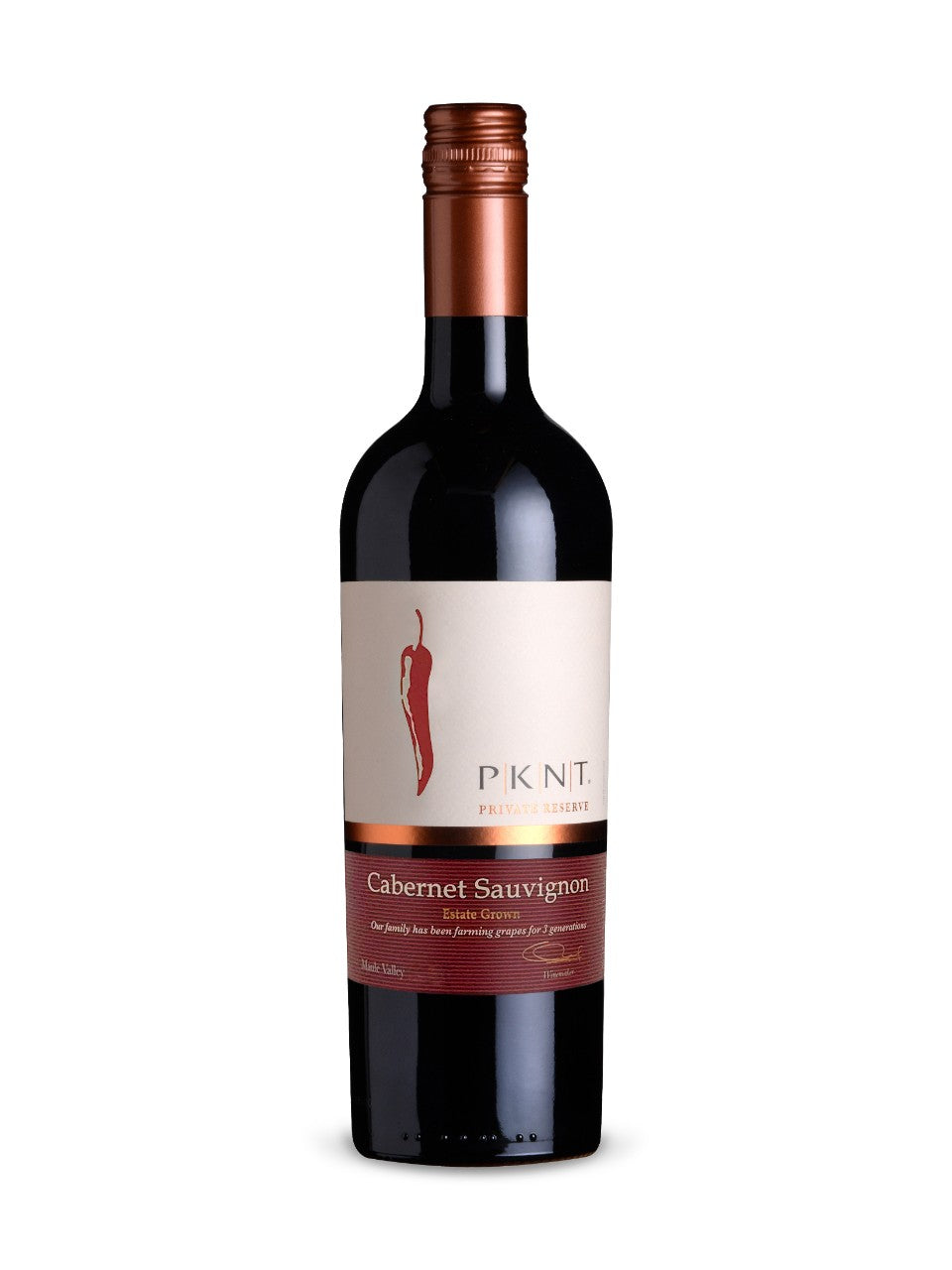 PKNT Cabernet Sauvignon Reserve 750 ml bottle