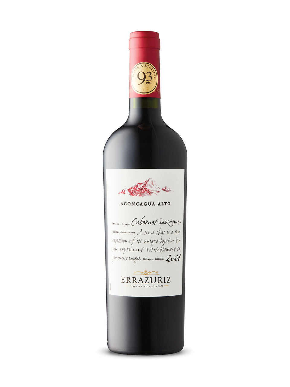 Errázuriz Aconcagua Alto Cabernet Sauvignon 2021 750 ml bottle VINTAGES