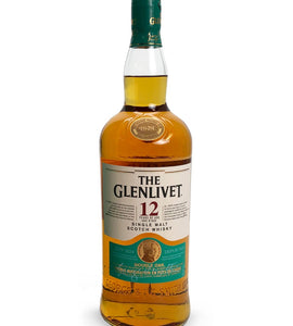 The Glenlivet 12 Year Old Single Malt Scotch Whisky 750 ml bottle