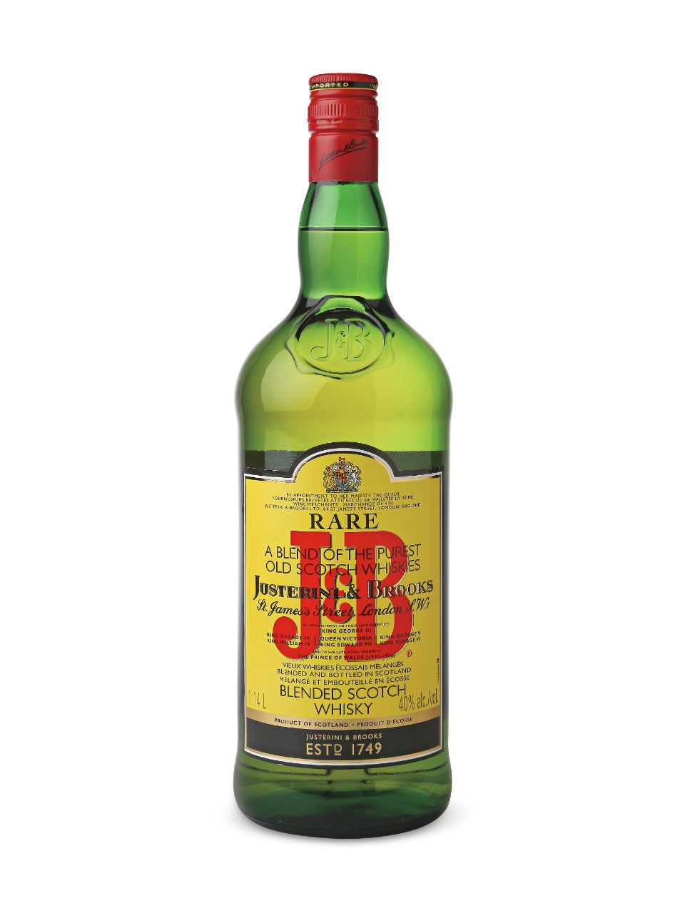 J & B Rare Scotch Whisky 750 ml bottle