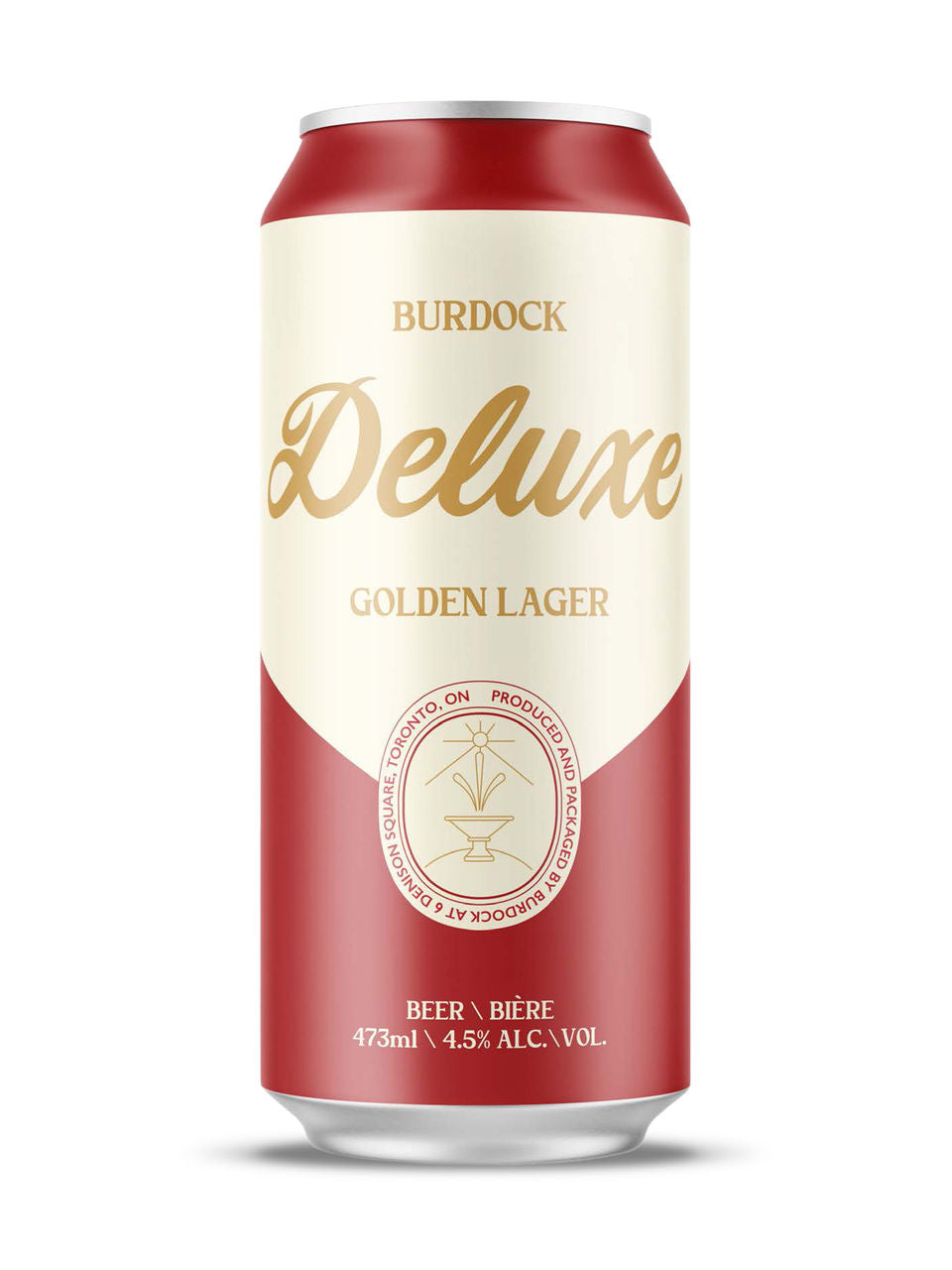 Burdock Brewery Deluxe 473 ml can