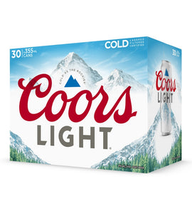 Coors Light 30 x 355 ml can