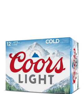 Coors Light 12 x 473 ml can
