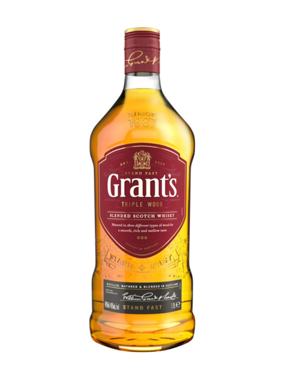 Grant's Triple Wood Blended Scotch Whisky 1750 ml bottle