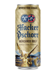 Hacker Pschorr Munich Gold Lager 500 mL can