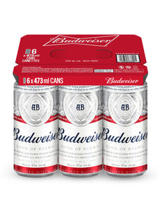 Budweiser 6 x 473 ml can