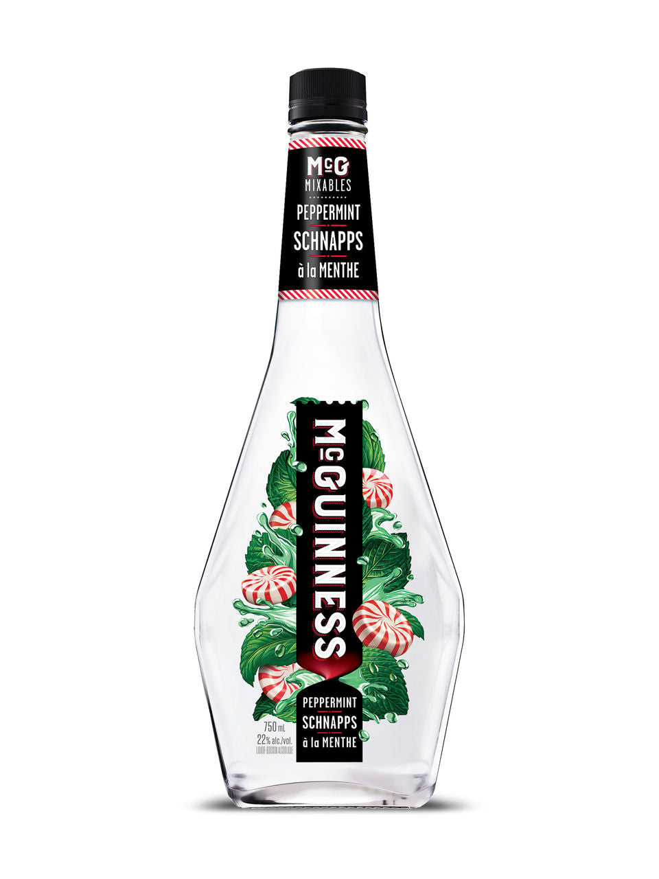 McGuinness Peppermint Schnapps 750 mL bottle