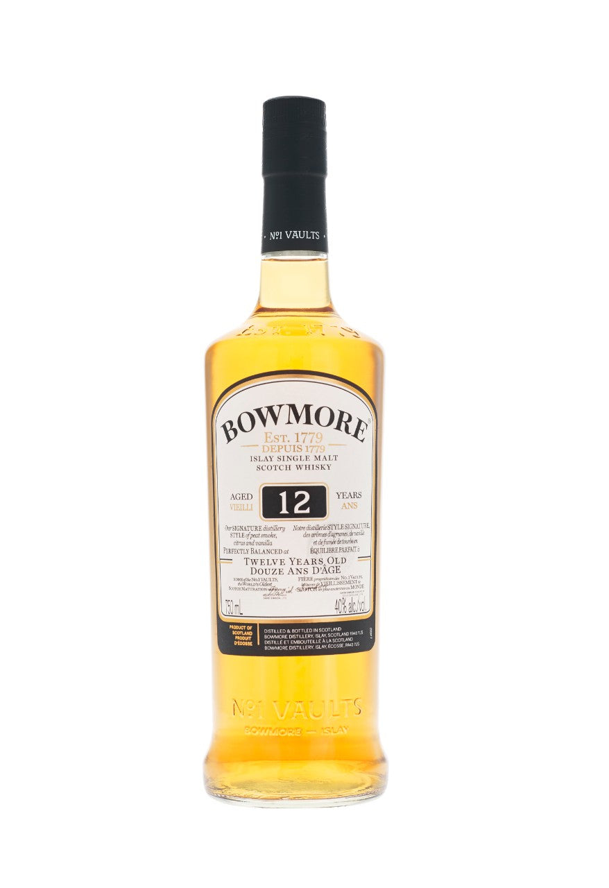 Bowmore 12 Year Old Islay Single Malt Scotch Whisky 750 ml bottle