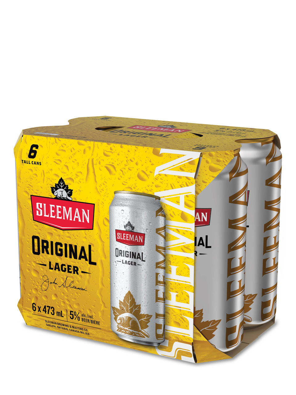 Sleeman Original Lager 6 x 473 ml can
