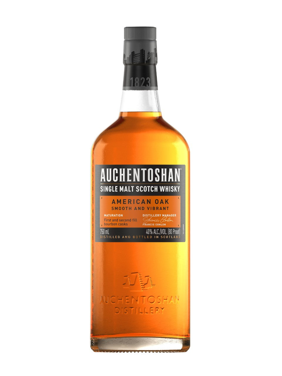 Auchentoshan American Oak Single Malt Scotch Whisky 750 ml bottle