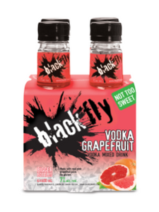 Black Fly Vodka Grapefruit (PET) 4 x 400 mL bottle