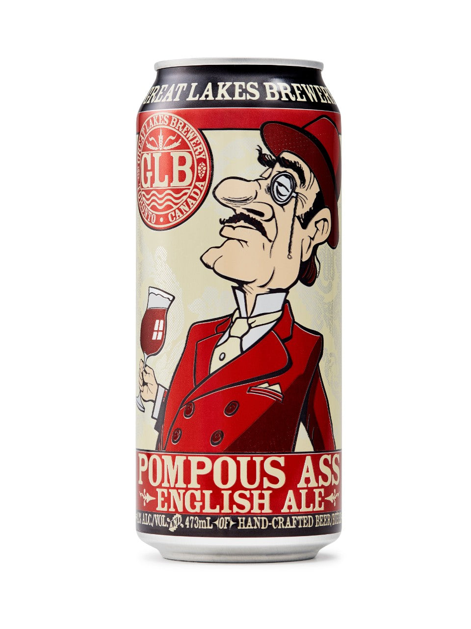 Great Lakes Brewery Pompous Ass English Ale 473 mL can