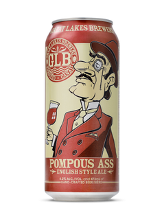 Great Lakes Brewery Pompous Ass English Ale 473 mL can