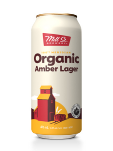 Mill Street 100th Meridian Organic Amber Lager 473 mL can