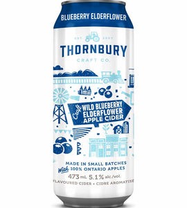 Thornbury Craft Wild Blueberry Elderflower Cider 473 ml can