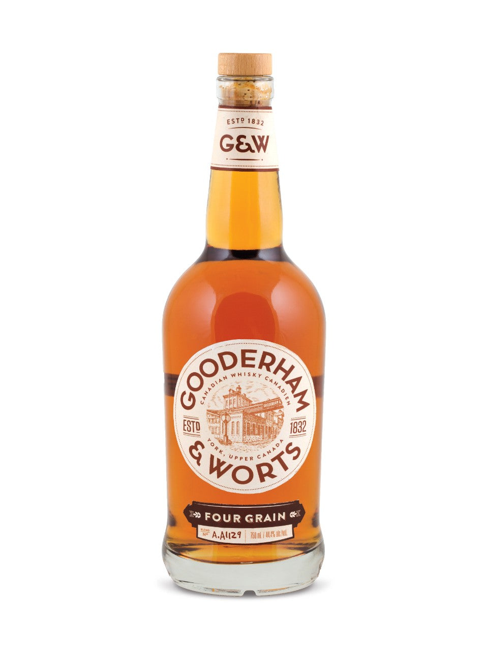 Gooderham & Worts Canadian Whisky 750 ml bottle