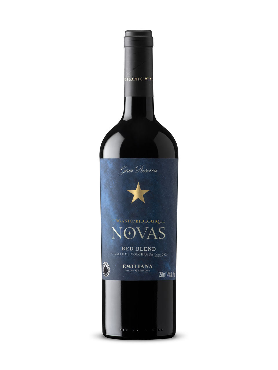 Novas Gran Reserva Red Blend Organic 750 ml bottle