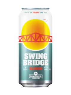 Manitoulin Brewing Swingbridge Blonde Ale 473 mL can