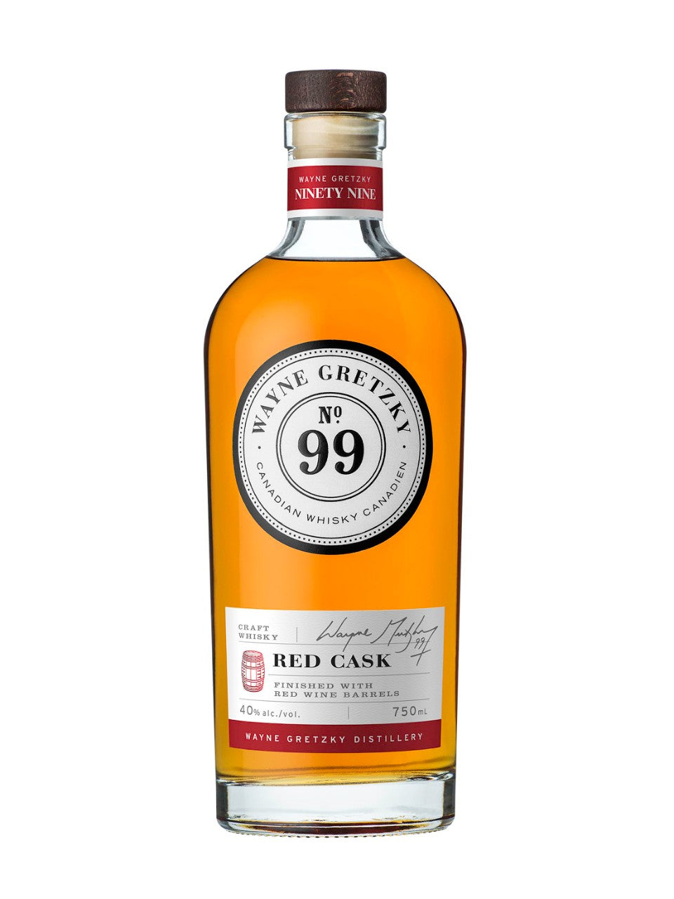 Wayne Gretzky Red Cask Whisky 750 mL bottle