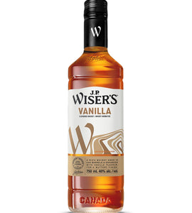 J.P. Wiser's Vanilla Whisky 750 ml bottle