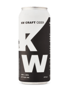 KW Craft Cider 473 mL can