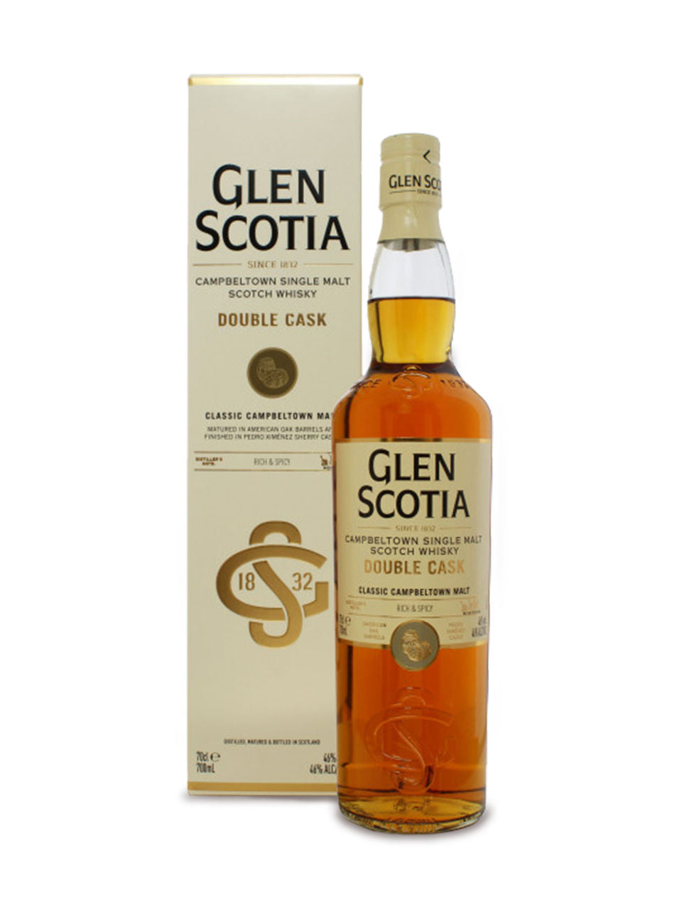 Glen Scotia Double Cask Single Malt Scotch Whisky 750 ml bottle